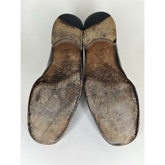 Sears Vintage Loafers Men Size 9.5D Brown Leather Made In Italy - Picture 12 of 13